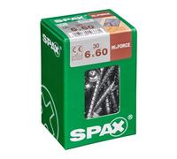 Lot de 30 vis acier tête fraisée bombée torx, Diam.6 mm x L.60 mm