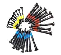 Lot de 30 vis auto-perceuses pour extracteurs SS001Pro Durabilité en alliage d'acier Vis autotaraudeuses avec tête hexagonale Mélange d'acier