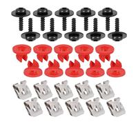 Lot de 30 vis de protection contre les éclaboussures de moteur, vis, boulons, écrous, vis T30 pour Ford Focus Fusion Escape Explorer C-Max Transit Connect Lincoln MKC