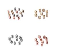 Lot de 300 à 500 perles d'espacement carrées en plastique CCB pour fabrication de bijoux - 3/4 mm