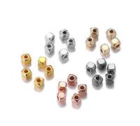 Lot de 300 à 500 perles d'espacement carrées en plastique pour fabrication de bijoux, accessoires de perlage, traitement attrayant