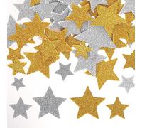 Lot De 300 Autocollants En Mousse À Paillettes Dorées Et Argentées Pour Scrapbooking, Travaux Manuels Et Décorations D'intérieur