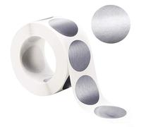 Lot de 300 autocollants ronds à gratter de 2,5 cm pour cartes à gratter et jeux interactifs avec couche protectrice pour événements et salle de classe