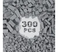 Lot de 300 Briques De Construction Classiques, Compatibles avec Les Pièces et Pièces Lego, Jouets Créatifs pour Garçons et Filles âgés de 3, 4, 5, 6, 7, 8, 9, 10 Ans (Fris Clair)