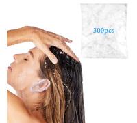 Lot de 300 cache-oreilles imperméables pour la douche, jetables pour teinture des cheveux, confortables à porter, pas de déformation lors de la traction, pas facile à déchirer, convient pour la
