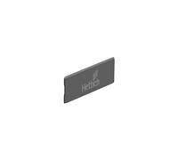 Lot de 300 caches pour profil InnoTech Atira avec logo Hettich - gris foncé HETTICH