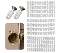 Lot de 300 chevilles d'extension de charnière en plastique blanc pour différents types de meubles à panneaux, armoire, bureau, chaise (taille : blanc)