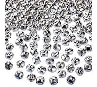 Lot de 300 Cloches de Noël pour Couronne, Maison de Vacances et décoration de Noël (Argent, 1,3 cm)