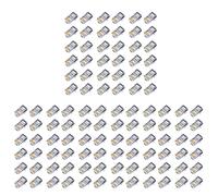 Lot de 300 connecteurs RJ45 6U plaqu?s or pour c?bles Ethernet, module de prise r?seau RJ-45, t?tes en cristal Cat5 Cat5E