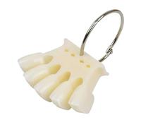 Lot de 300 échantillons de couleur pour faux ongles en acrylique transparent blanc - Pour pratique de peinture - Outils de conception (naturel)