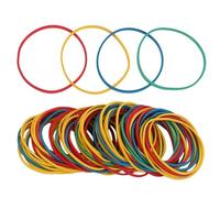 Lot de 300 élastiques résistants et polyvalents en caoutchouc élastiques multicolores pour bureau, école, salle de classe, travaux manuels, maison, déplacements, archives et C