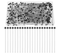 Lot de 300 épingles à coudre droites à tête sphérique nacrée pour tissu, épingles de 3,8 cm de long pour fixer des marqueurs de couture, bijoux, couture, décoration artisanale