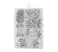 Lot de 300 épingles à nourrice en 6 tailles, résistantes à la rouille, 6 tailles, accessoires de , accessoires à tricoter, épingles à tricoter en métal pour la fabrication de bijoux et les