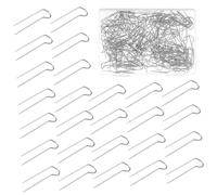 Lot de 300 épingles en forme de U - En acier inoxydable - Sans tête - Avec boîte - Pour travaux manuels, couture, décoration de la maison, projets de bricolage