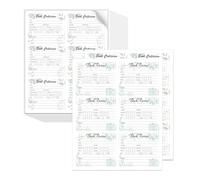 Lot de 300 étiquettes autocollantes pour carnet de notes de livre pour la rentrée scolaire, journal de lecture, liste d'étudiant, cadeaux de rat de bibliothèque (en anglais)