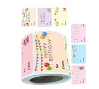 Lot de 300 étiquettes autocollantes pour emballage de sacs de bonbons - 50 x 38 mm