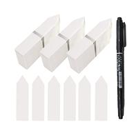Lot de 300 étiquettes pour plantes, étiquettes en plastique de 10.2 cm avec stylo de marquage permanent pour semis, étiquettes de pépinière, étiquettes de semences pour l'extérieur