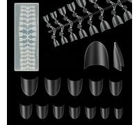 Lot de 300 faux ongles courts en acrylique pour French manucure Blanc