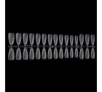 Lot de 300 faux ongles courts en forme d'amande pour décoration d'art