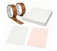 Lot de 300 feuilles de papier transfert par sublimation A4 pour T-shirt, tasse, bricolage - avec ruban adhésif PTFE de 10 mm x 10 m - Convient pour toutes les imprimantes à encre à sublimation