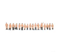 Lot de 300 figurines de train ferroviaire à l'échelle 1 87 pour décoration réaliste de gare et de scène