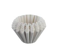 Lot de 300 filtres à café en papier, type goutte, for infusé la main, pâte bois, ondulé, bol gâteau origami, tasse filtrante Pour CafetièRe à Filtre(White,S)