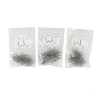 Lot de 300 goujons de soudure en plastique pour réparation de pare-chocs de voiture, agrafes à chaud de 0,6 mm et 0,8 mm, compatibles avec les soudeurs en plastique, types M/T/S/Wave (0,6 mm)
