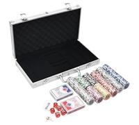 Lot de 300 jetons de poker de 11,5 g - Kit de poker professionnel pour Texas Holdem et Homegames - Durable et maniable pour des soirées de jeu parfaites