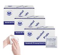 Lot de 300 lingettes alcoolisées hygiéniques pour la peau - Petite taille 6 cm x 6 cm - Pour le nettoyage des téléphones portables, jouets, claviers, tables et chaises