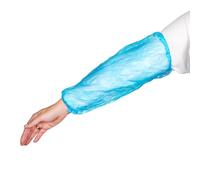 Lot de 300 manchons jetables pour couvrir les bras - Manchons de protection imperméables avec extrémités élastiques - Manchettes de protection d'avant-bras robustes pour le nettoyage, la peinture, la