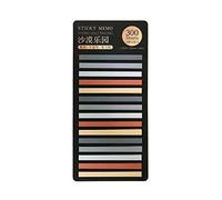 Lot de 300 marqueurs de page à onglets autocollants pour lire des notes Notes autocollantes inscriptibles et translucides de distinctif Étiquettes vierges autocollantes de taille