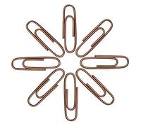 Lot de 300 mini trombones de 2,8 cm - Accessoires de fournitures de bureau de couleurs assorties - Aiguille à papier mignonne - Marque-page multicolore (marron)