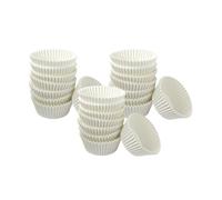 Zenker Lot de 300 caissettes à muffins en papier blanc 7 x 5 x 3,5 cm | Cuisson de petits gâteaux en série, Lot de 300 pour pâtisserie régulière, Papier blanc pratique, Format 7 x 5 x 3,5 cm