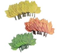 Lot De 300 Notes Autocollantes, Notes Autocollantes, Blocs-notes À Gratter, Notes Autocollantes En Forme De Feuille, Notes Fantaisie Amovibles, Autocollants Décoratifs D'automne Pour Décoration De