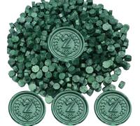 Lot de 300 perles de cire à cacheter - Perles de cire octogonales pour sceller les tampons de cire, parfaites pour les invitations de mariage, les cartes de Noël, les enveloppes, le cachetage des