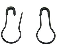 Lot de 300 petites épingles à nourrice 2 cm en métal Noir Forme Goupille de sécurité Broche pins Vêtements Tag broches ampoule broches Calabash broches Perle Aiguille pins DIY Home Accessories
