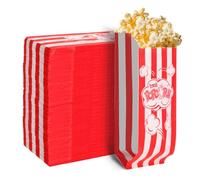 Lot de 300 petits sacs à pop-corn en papier - Idéal pour les fêtes de cinéma, les événements et le home cinéma - Design classique - Idéal comme cadeau