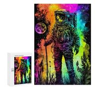 Lot de 300 puzzles pour adolescents - Parcours d'astronaute vibrant - 5 puzzles pour adolescents - Jeux amusants pour améliorer la mémoire et réduire le stress - Cadeaux 300 pièces
