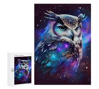Lot de 300 puzzles pour adultes Motif hibou avec thème Galaxy