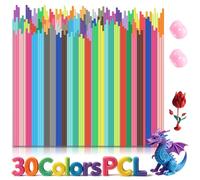 Lot de 300 recharges de filament PCL 3D de 2,5 mm compatibles avec 3Doodler Start+