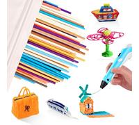 Lot de 300 recharges pour stylo 3D Doodler, 2,5 mm, kit de recharge pour stylo d'impression 3Doodlers Pen, 10 couleurs, recharge de stylo 3D, accessoires pour stylo 3Doodler Start + Pen