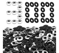 Lot de 300 Rondelles d'étanchéité EPDM M4,8x14x2mm Rondelle en Acier Neoprene pour Vis Autoperceuses Cache Vis Toiture (M4.8x14mm)