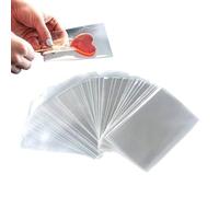 Lot de 300 sachets à cake pop, bâtonnets de sucettes, cravates à pain, attaches de sac, 300 pièces (sac transparent)