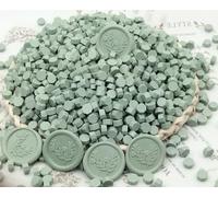 Lot de 300 sceaux de cire octogonaux pour invitations, cartes, enveloppes, emballages de vin, paquets cadeaux (vert sauge)