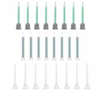 Lot de 300 tubes de mélange adhésifs en plastique AB 63/83/91 mm pour pistolet adhésif, mélangeur statique, résine plastique