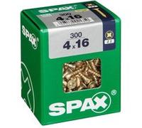 Lot de 300 vis acier t?te fraisée pozidriv SPAX, Diam.4 mm x L.16 mm