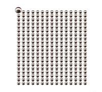 Lot de 300 yeux de pêche holographiques 3D 3/4/5/6 mm pour la pêche à la mouche et les travaux manuels, composants d'appât en plastique souple, rouge, doré, argenté (doré 4 mm)