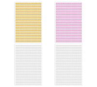 Lot de 3000 strass autocollants en plastique - Strass ronds en cristal pour pierres précieuses (3 mm)