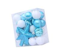 Lot de 31 boules de Noël incassables décoratives pour arbre, mariage, festival d'hiver, décoration de célébration