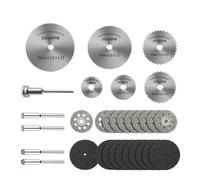 Lot De 31 Disques De Coupe Diamantés For Scie Circulaire, Meule, Travail Du Bois, Métal, Compatible Avec Mini Perceuse Dremel, Accessoires For Outils Rotatifs